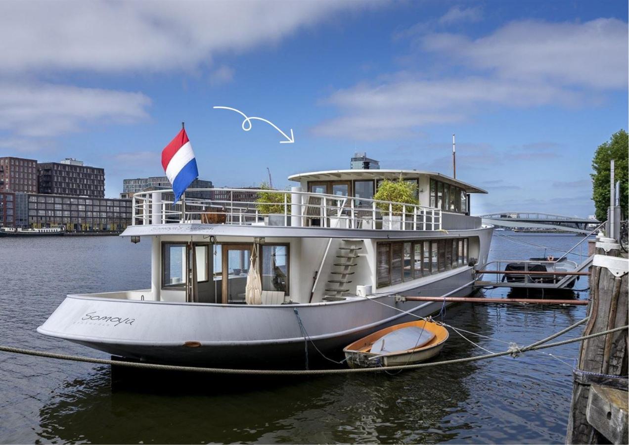 Hotel Stunning Boat With A View Amsterdam Exterior foto