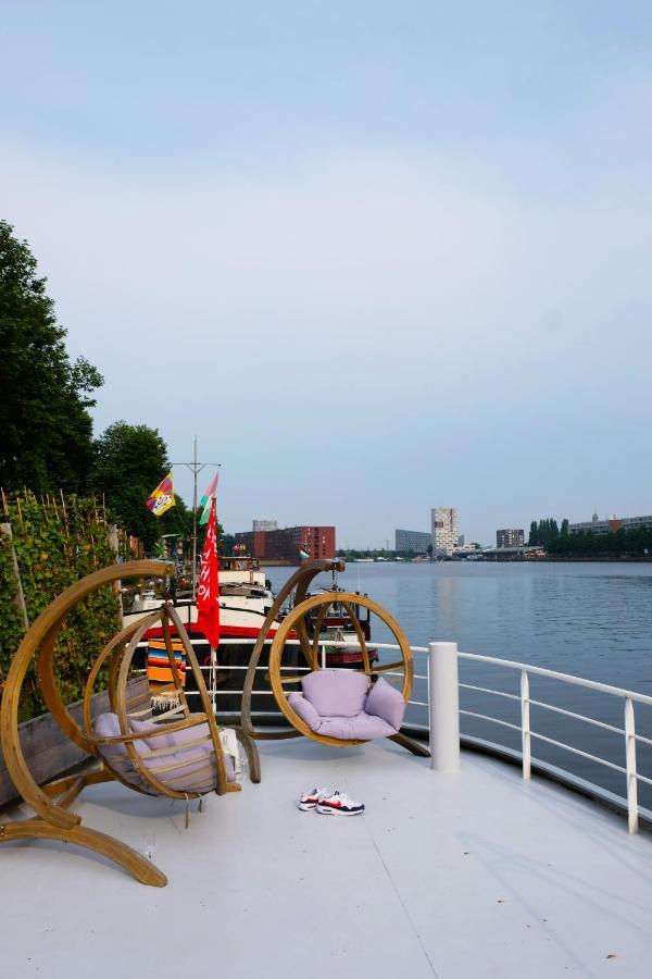 Hotel Stunning Boat With A View Amsterdam Exterior foto