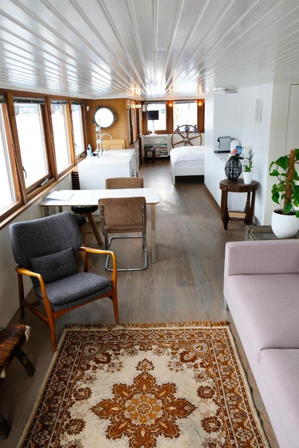 Hotel Stunning Boat With A View Amsterdam Exterior foto