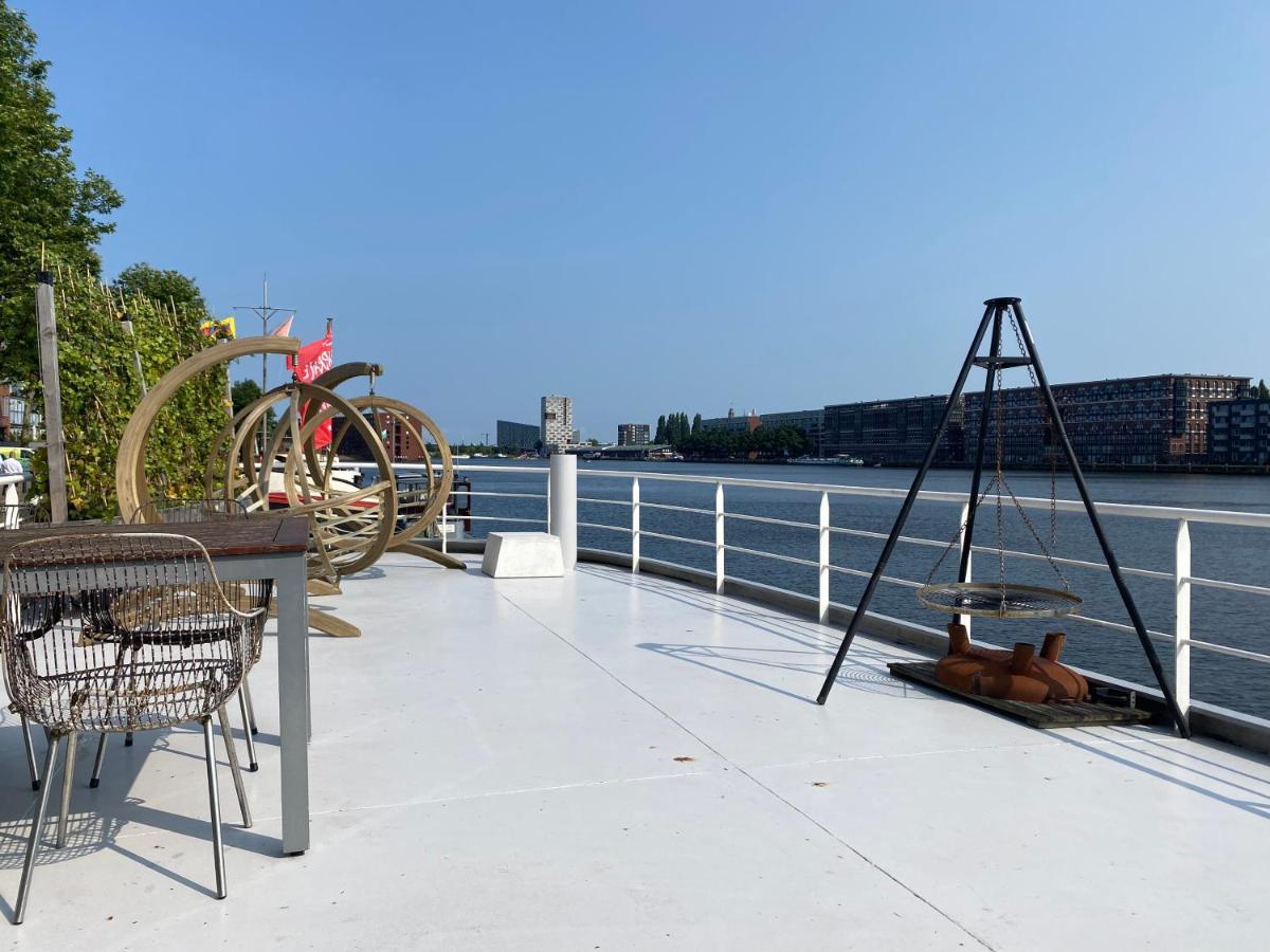 Hotel Stunning Boat With A View Amsterdam Exterior foto