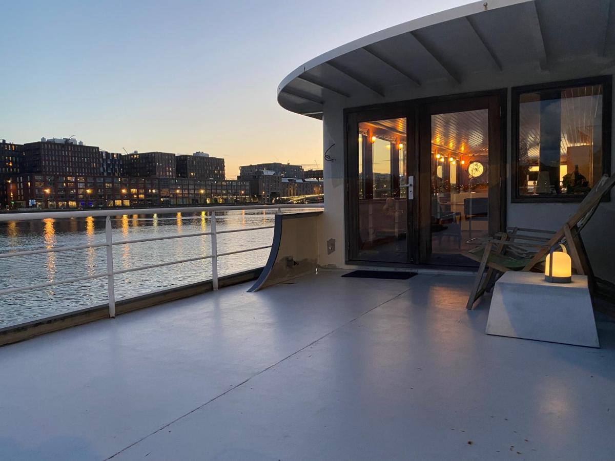 Hotel Stunning Boat With A View Amsterdam Exterior foto