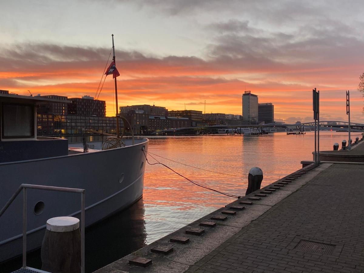 Hotel Stunning Boat With A View Amsterdam Exterior foto