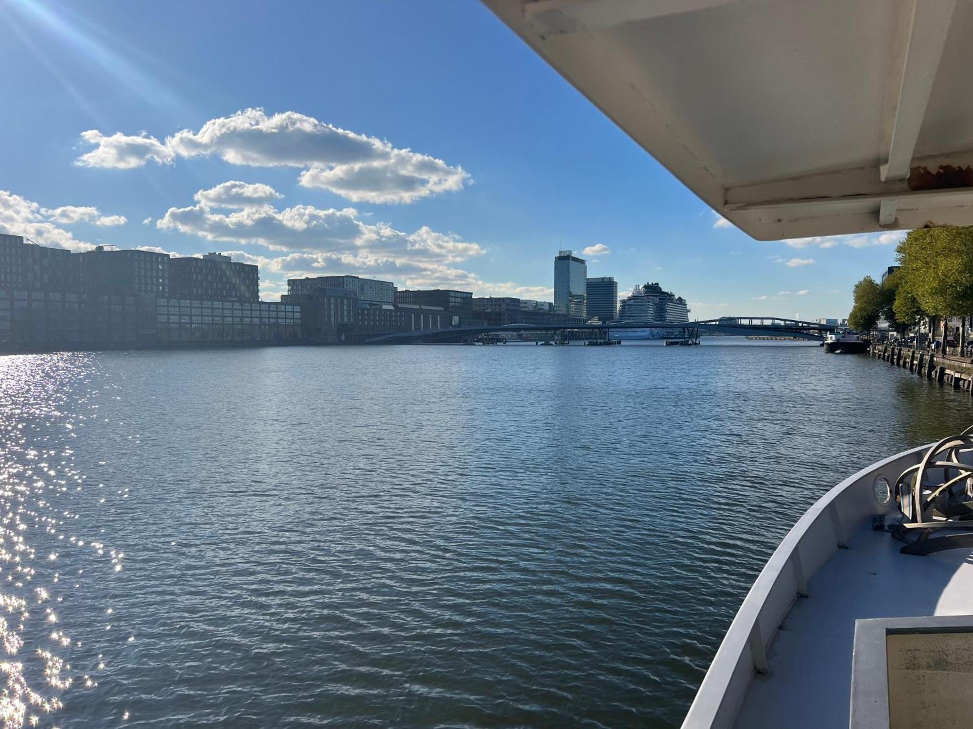 Hotel Stunning Boat With A View Amsterdam Exterior foto