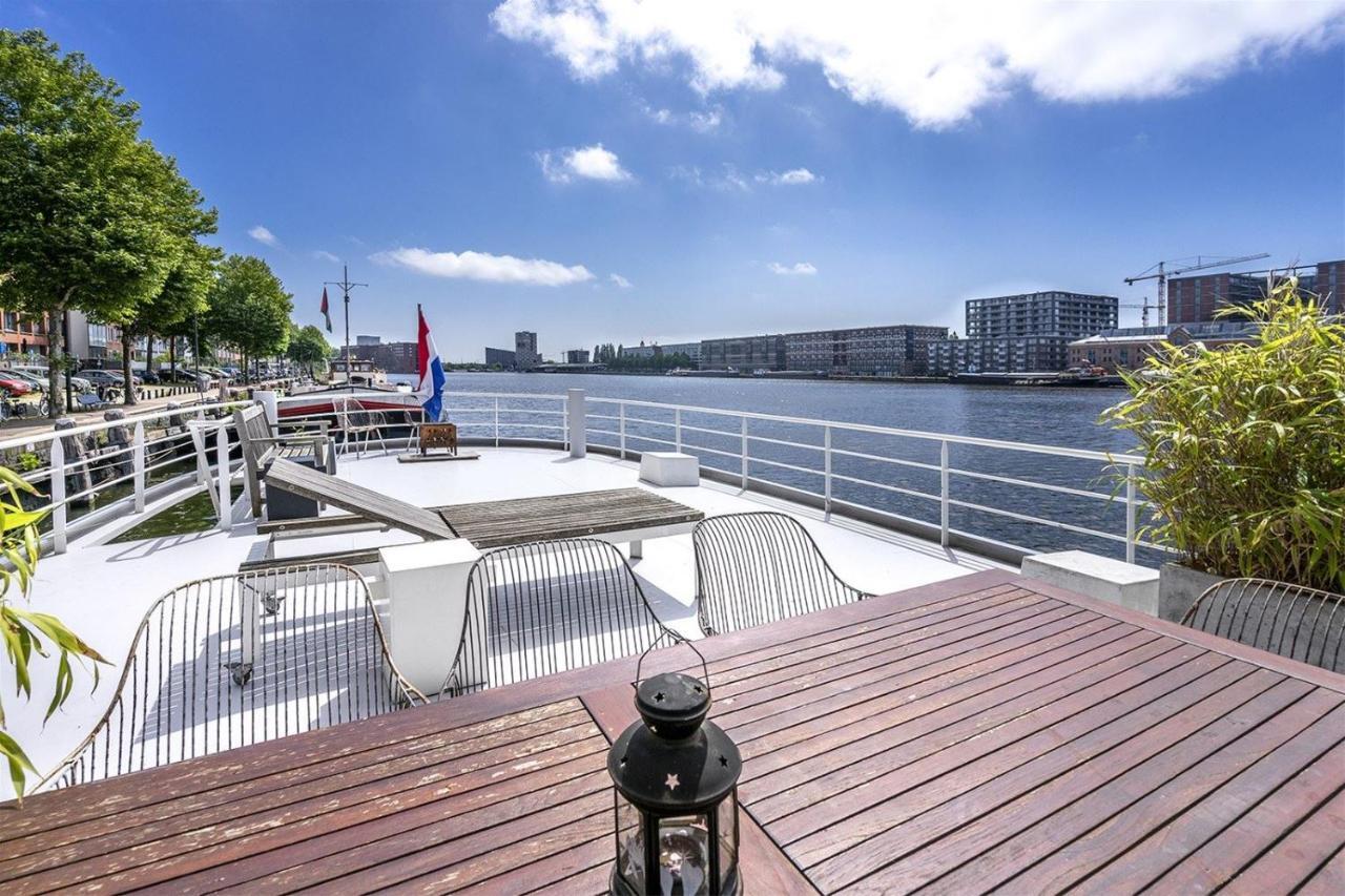 Hotel Stunning Boat With A View Amsterdam Exterior foto