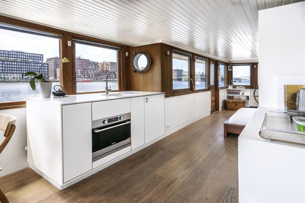 Hotel Stunning Boat With A View Amsterdam Exterior foto